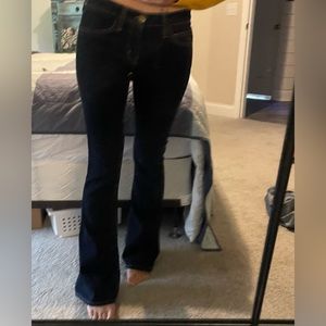 Current Elliot flared dark blue dressy Jean